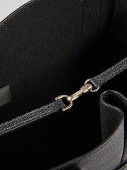 LK Bennett Black Jemi Our Compact Mini Tote Bag - Image 5 of 5