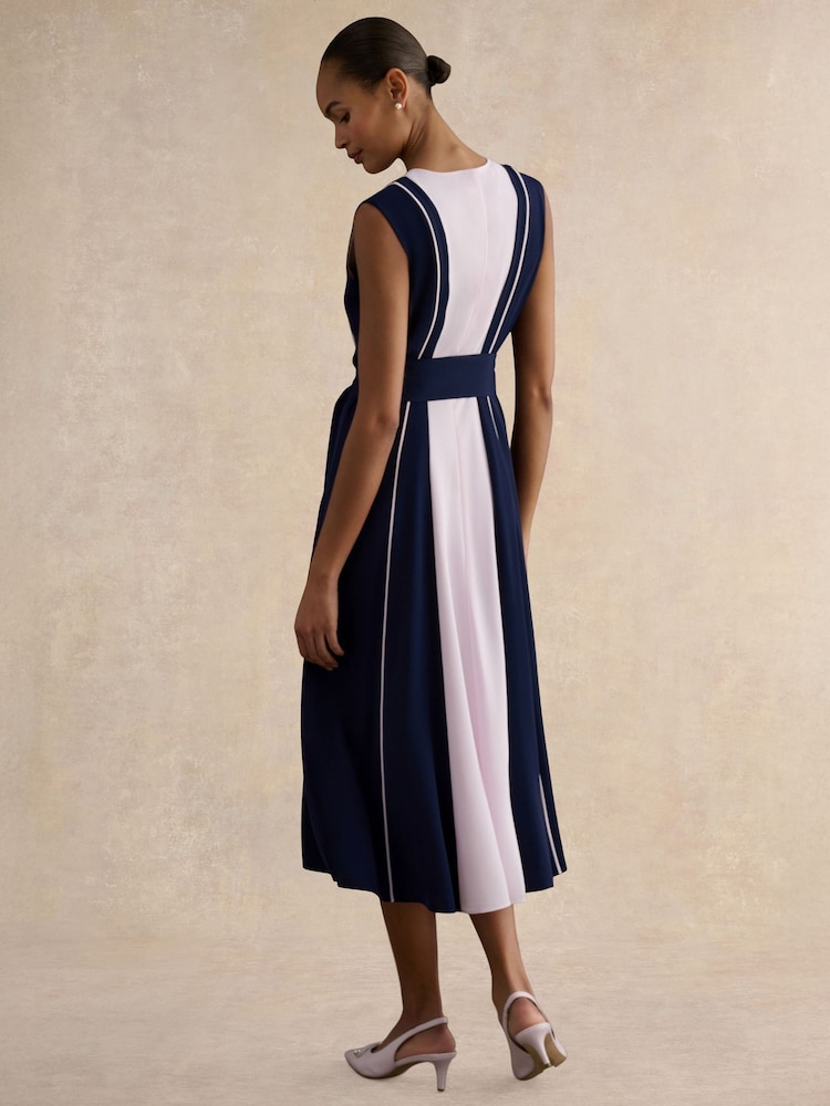 Hobbs Blue Petite Louise Dress - Image 2 of 4