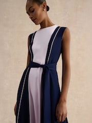 Hobbs Blue Petite Louise Dress - Image 3 of 4