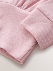 Pink Cosy Rib Fitted Waist Top (3-16yrs) - Image 8 of 8