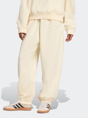 adidas Originals Cream Essentials Linear Oversized Joggers - Image 1 of 6