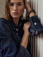 Dark Blue N.Premium Denim Shirt - Image 5 of 8