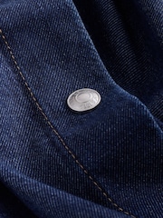 Dark Blue N.Premium Denim Shirt - Image 8 of 8