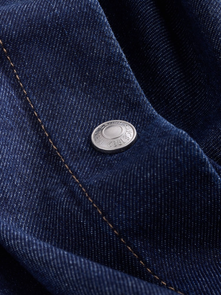 Dark Blue N.Premium Denim Shirt - Image 8 of 8 Dark Blue N.Premium Denim Shirt - Image 8 of 8
