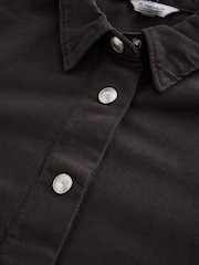 Chocolate Brown N.Premium Denim Shirt - Image 3 of 3