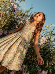 Boden Cream Fun Strap Back Dress - Image 1 of 4