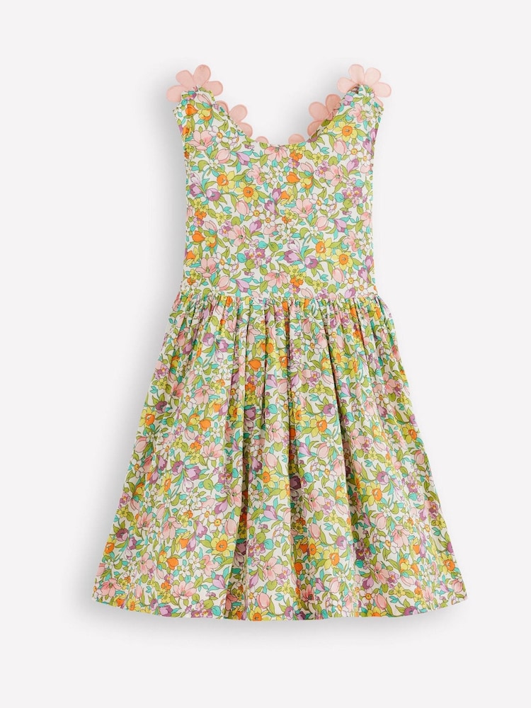 Boden Cream Fun Strap Back Dress - Image 2 of 4