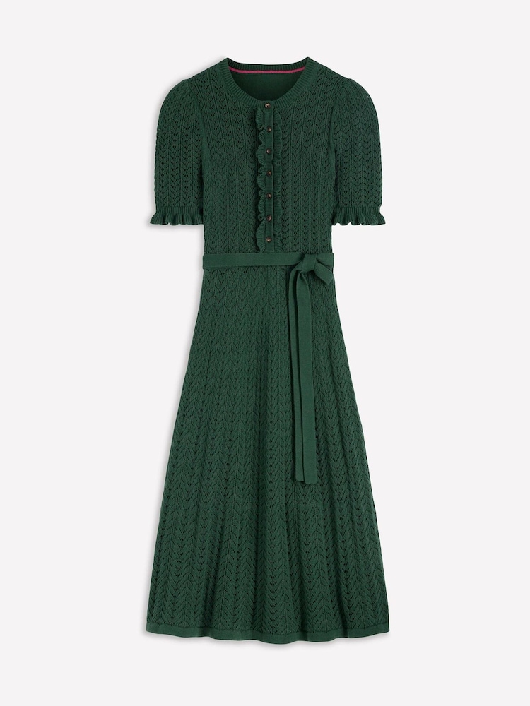 boden knit dress Cap Sleeve Knitted Dress-Warm Ivory
