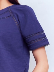 Boden ポピー トリム クルーネック Tシャツ - 画像 2 / 5