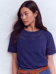 Boden ポピー トリム クルーネック Tシャツ - 画像 4 / 5