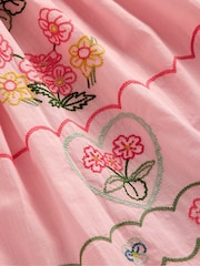 Boden Pink Bow Back Midi Dress - Image 5 of 5