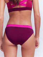 Boden Purple Panel Bikini Bottoms - Image 3 of 6
