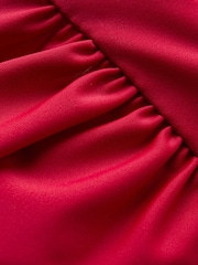 Boden Red Kythira Ruched Bikini Top - Image 6 of 6