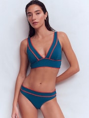 Boden Blue Porto Bikini Top - Image 1 of 7