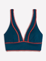 Boden Blue Porto Bikini Top - Image 6 of 7