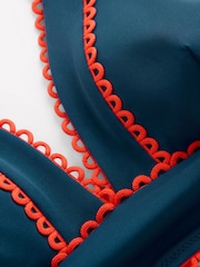 Boden Blue Porto Bikini Top - Image 7 of 7