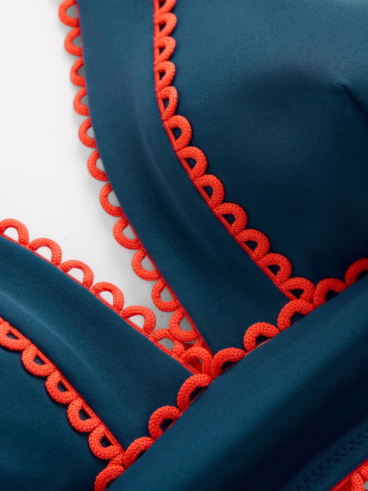 Boden Blue Porto Bikini Top - Image 7 of 7 Boden Blue Porto Bikini Top - Image 7 of 7