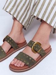 Boden Green Caryl Double Strap Sandals - Image 1 of 5