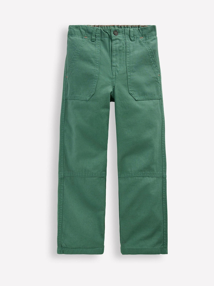 Boden Green Canvas Carpenter Trousers - Image 1 of 3