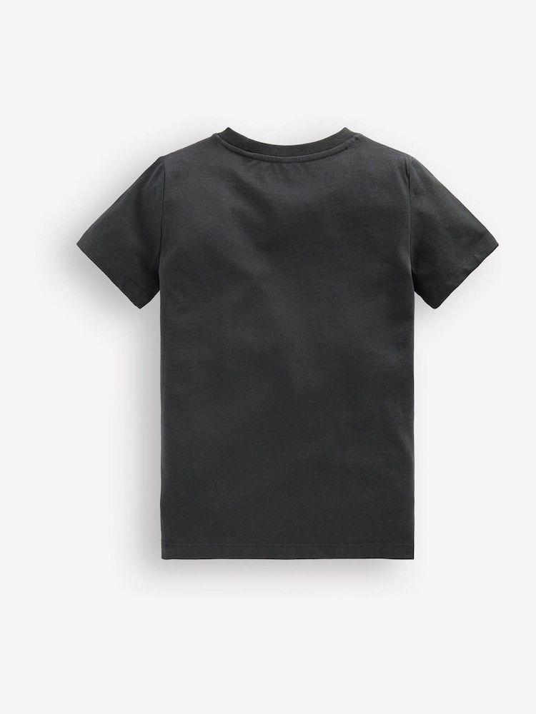 Boden Black - Phantom Space Glow-in-the-Dark T-Shirt - Image 2 of 3 Boden Black - Phantom Space Glow-in-the-Dark T-Shirt - Image 2 of 3