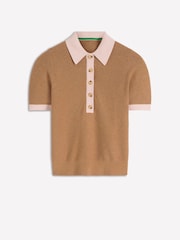 Boden Brown Grace Colour Block T-Shirt - Image 6 of 7