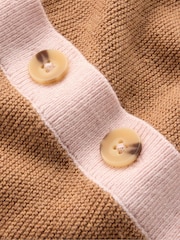 Boden Brown Grace Colour Block T-Shirt - Image 7 of 7