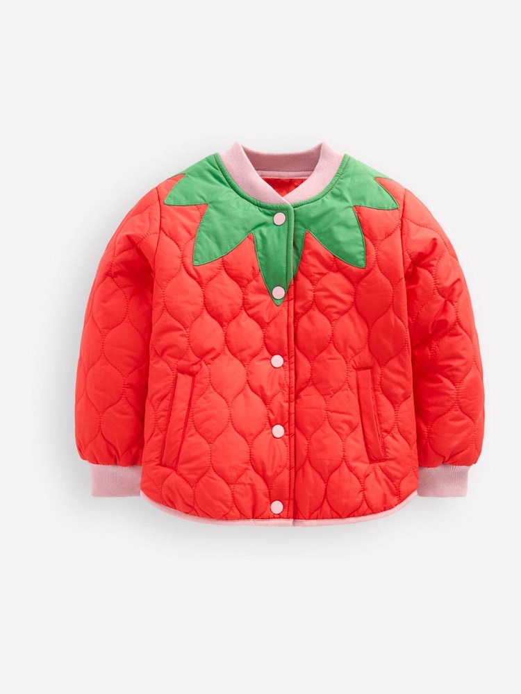 Boden Red Fun Bomber Jacket - Image 1 of 4