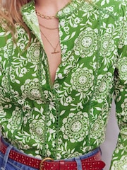 Chemisier Boden en coton à bordure Rhea - Image 2 de 5