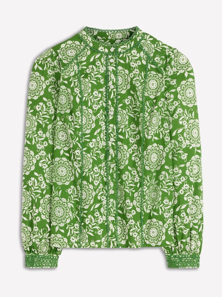 Chemisier Boden en coton à bordure Rhea - Image 5 de 5