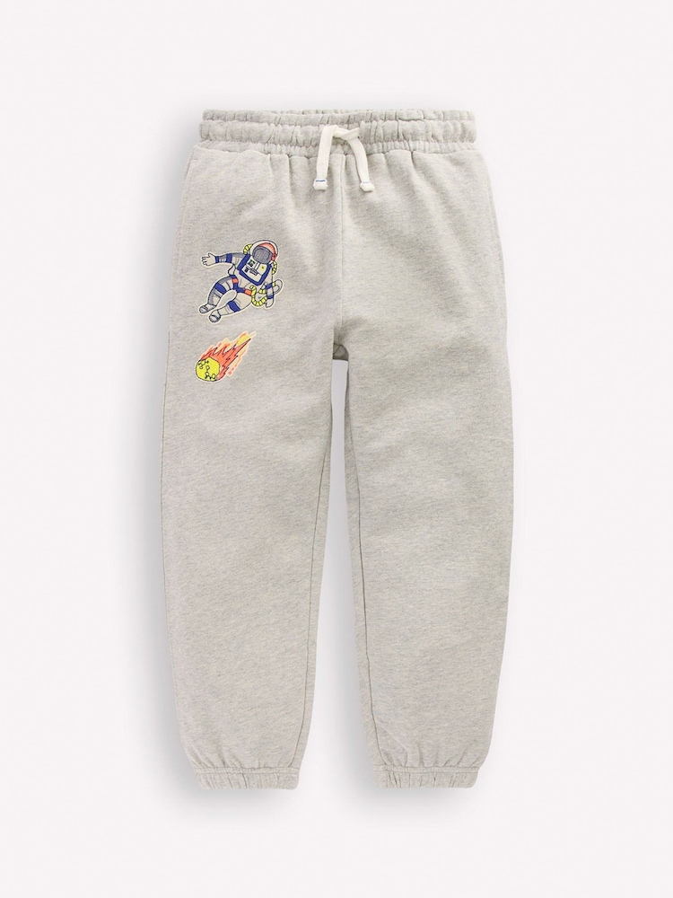 Boden White Badge Joggers - Image 1 of 3 Boden White Badge Joggers - Image 1 of 3