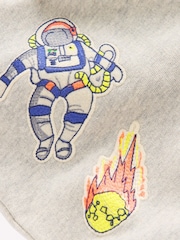 Boden White Badge Joggers - Image 3 of 3