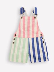 Boden Pink Short Dungarees - Image 1 of 3