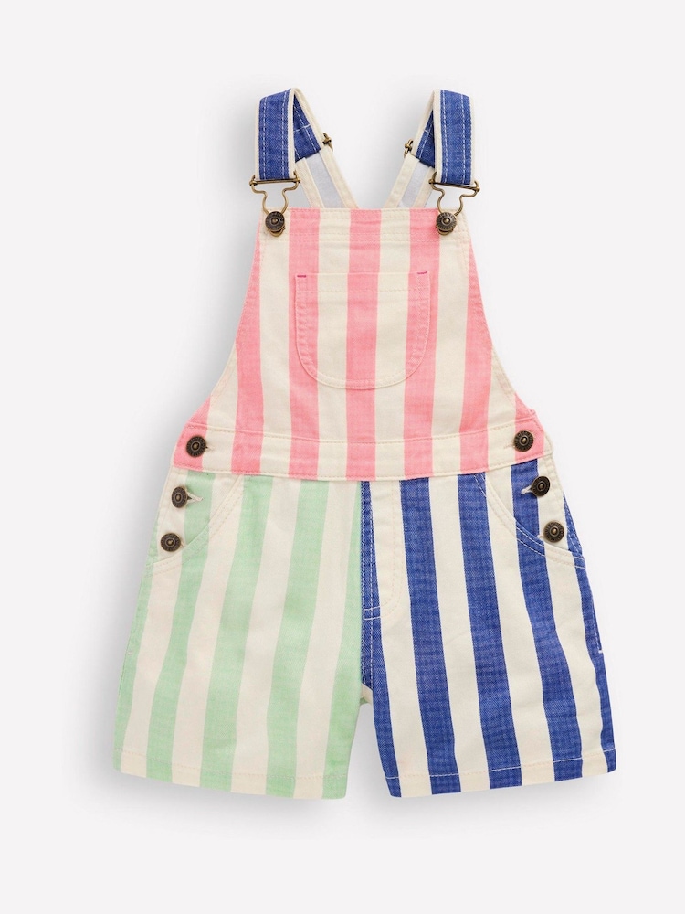 Boden Pink Short Dungarees - Image 1 of 3 Boden Pink Short Dungarees - Image 1 of 3