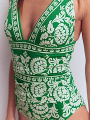 Boden Green Mykonos Deep V Swimsuit - Image 2 of 6