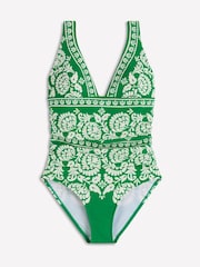 Boden Green Mykonos Deep V Swimsuit - Image 5 of 6