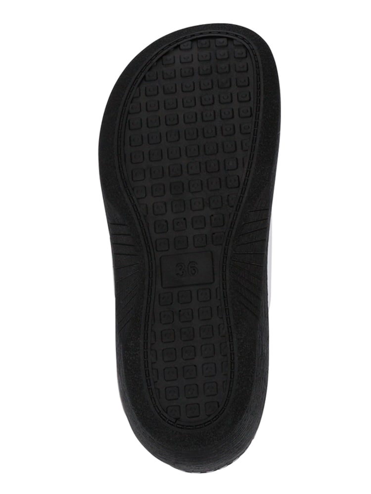 Pavers White Leather Wedge-Heeled Mules - Image 5 of 5 Pavers White Leather Wedge-Heeled Mules - Image 5 of 5