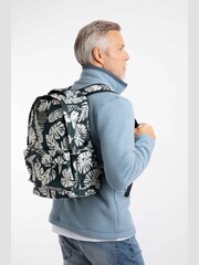 Weird Fish Green Benne 25 Litre Printed Backpack - Image 2 of 6
