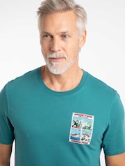 Weird Fish Blue James Pond Back Print Artist T-Shirt - Image 1 of 6