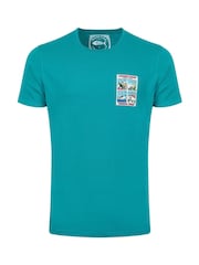 Weird Fish Blue James Pond Back Print Artist T-Shirt - Image 5 of 6