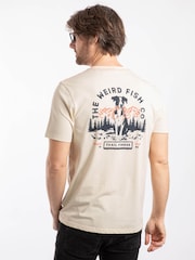 Weird Fish Brown Dog Trails Back Print Graphic T-Shirt - Image 2 of 6