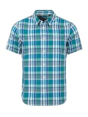 Weird Fish Blue Judd Short Sleeve Check Shirt - Image 5 of 6