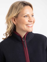 Weird Fish Blue Tiana Full Zip Polar Fleece - Image 4 of 7