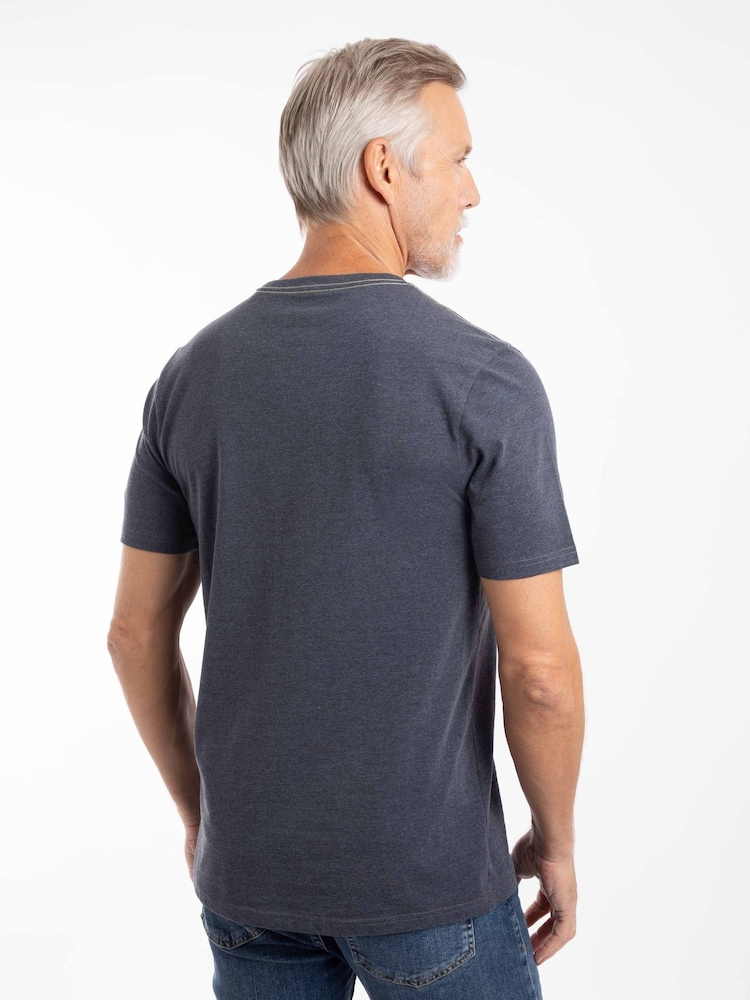 Weird Fish Blue Sunrise Front Print Graphic T-Shirt - Image 2 of 6