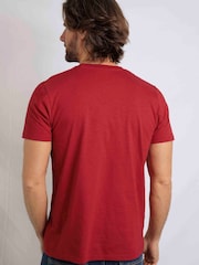 Weird Fish Red Fished Branded Cotton T-Shirt - Image 2 of 6