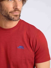 Weird Fish Red Fished Branded Cotton T-Shirt - Image 4 of 6