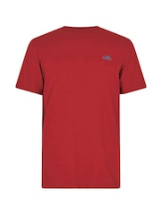 Weird Fish Red Fished Branded Cotton T-Shirt - Image 5 of 6