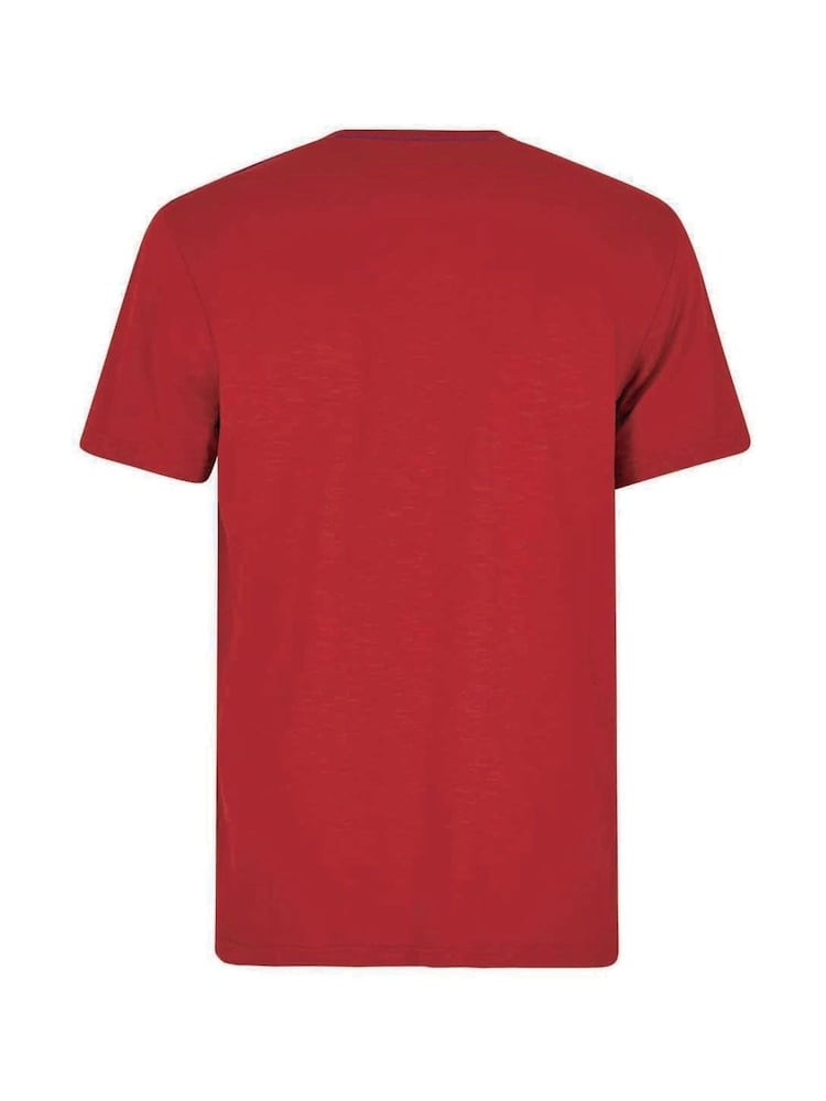 Weird Fish Red Fished Branded Cotton T-Shirt - Image 6 of 6