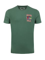 Weird Fish Green Codpool Back Print Artist T-Shirt - Image 5 of 6