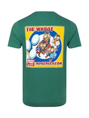 Weird Fish Green The Whoot Back Print Artist T-Shirt - Image 6 of 6