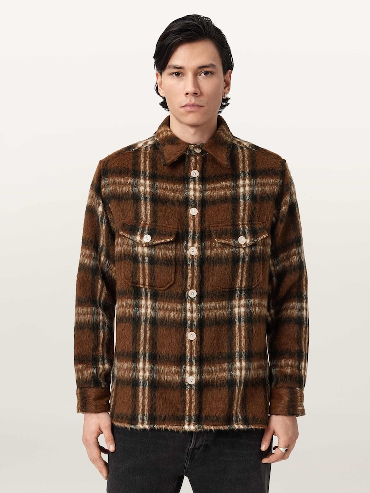 Cămașă cu mânecă lungă AllSaints Royodo - Imaginea 1 din 7